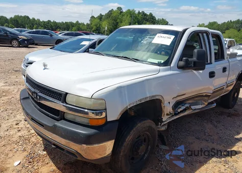 2001 Chevrolet Silverado 2500Hd Ls из США, поврежденный, VIN 1GCHK23G21F124089